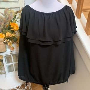 Michael Kors Ruffled off the shoulder 3XL NWT